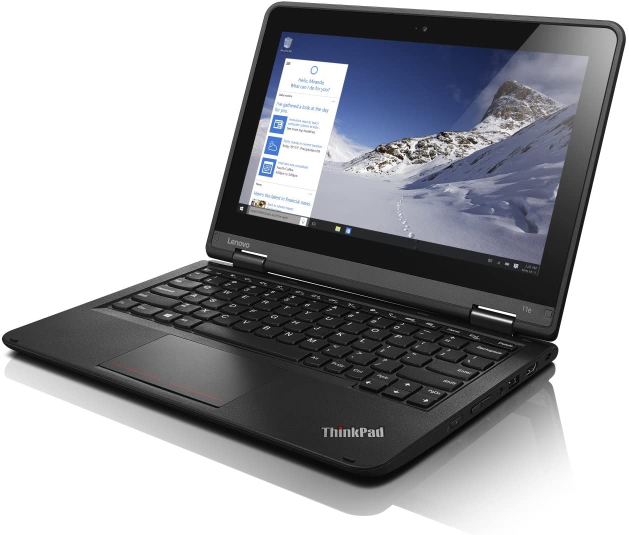 Portátil Lenovo ThinkPad Yoga 11E Táctil GRADO B (Intel Pentium 4405u 2.1Ghz/4GB/128SSD/11.6/NO-DVD/W8P) Preinstalado