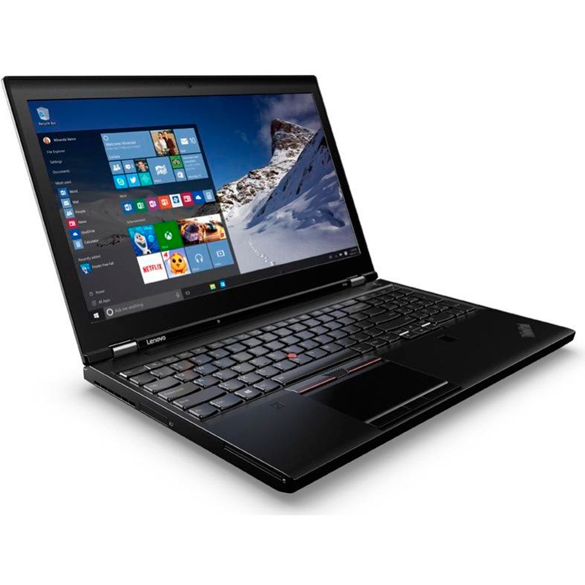 Portátil Lenovo Workstation P50 + QUADRO M1000M 4GB GRADO B tecl. num.(Intel Core i7 6820HQ 2.70Ghz/16GB/512SSD-NVMe/15.6FHD/NO-DVD/W10P)Preinstalado