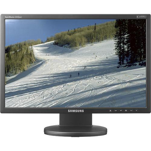 Monitor Samsung SyncMaster 2443BW GRADO B - 24 - VGA/DVI - Negro